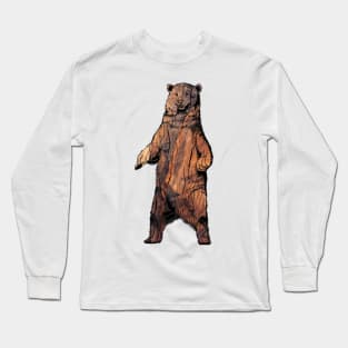 Wood Bear Long Sleeve T-Shirt